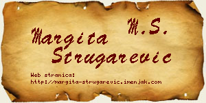 Margita Strugarević vizit kartica